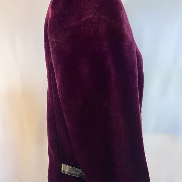 Vtg Sasson Juniors Sz 9 Full Zip Faux Fur Coat - Picture 5 of 16